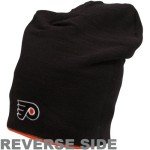 Reebok Philadelphia Flyers Face OFF Headwear Reversible Cuffless Long Knit HAT