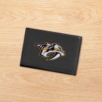 Rico Industries NHL Vegas Golden Knights Embroidered Genuine Leather Tri-fold Wallet 3.25" x 4.25" - Slim