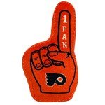 BEST PLUSH CAT TOY NHL PHILADELPHIA FLYERS Complete Set of 3 piece Cat Toys filled with Fresh Catnip. Includes: 1 Jersey Cat Toy, 1 Hockey Puck Cat Toy with Feathers & 1 #1 Fan Cat Toy. With Team LOGO