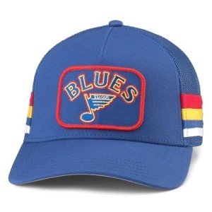 AMERICAN NEEDLE St. Louis Blues NHL Hotfoot Adjustable Snapback Baseball Hat, Royal Blue