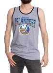 Calhoun NHL Surf & Skate Mens Gradient Print Contrast Trim Tank Top (New York Islanders, Large)