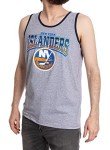 Calhoun NHL Surf & Skate Mens Gradient Print Contrast Trim Tank Top (New York Islanders, Large)