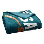 Northwest NHL San Jose Sharks Unisex-Adult Raschel Throw Blanket, 60" x 80", Inspired