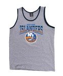 Calhoun NHL Surf & Skate Mens Gradient Print Contrast Trim Tank Top (New York Islanders, Large)