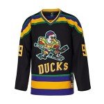 D-5 Youth Mighty Ducks Jersey #96 Conway #99 Banks Jersey,Movie Ice Hockey Jersey for Kids (99-Black,Large)
