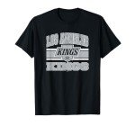 Los Angeles Kings Stripe Black Officially Licensed T-Shirt