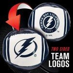 Franklin Sports Tampa Bay Lightning NHL Mini Soft Hockey Stick Set - NHL Team Soft Foam Mini Hockey Stick and Ball Set - Great Toy for Kids