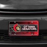 Rico Industries NHL Ottawa Senators Metal License Plate Tag
