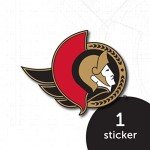 Desert Cactus Ottawa Senators Team NHL National Hockey League Sticker Vinyl Decal Laptop Water Bottle Car Scrapbook (Individual A)