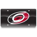 Rico Industries NHL Carolina Hurricanes Laser Inlaid Metal License Plate Tag, 6 x 12-inches