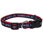 Pets First NHL Columbus Blue Jackets Collar for Dogs & Cats, Large. - Adjustable, Cute & Stylish! The Ultimate Hockey Fan Collar!