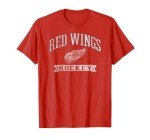 Detroit Red Wings Vintage Hockey Red Officially Licensed T-Shirt