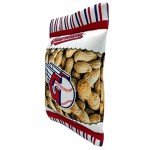 MLB Cleveland Guardians Plush Peanuts Snack Toy for Dogs & Cats with Embroidered Team Name & Logo with Inner Squeaker