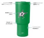 Simple Modern Officially Licensed NHL Dallas Stars 30 oz Tumbler with Flip Lid and Straws | Hockey Insulated Cup Stainless Steel | Gifts for Men Women | Trek Collection | Dallas Stars