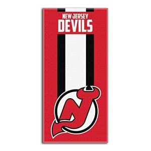 Northwest NHL New Jersey Devils Beach Towel, 30" x 60", Zone Read
