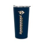 Rico Industries NHL Hockey Nashville Predators 18oz Soft Touch, Easy Grip Tumbler