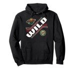 Minnesota Wild Force Black Officially Licensed Pullover Hoodie