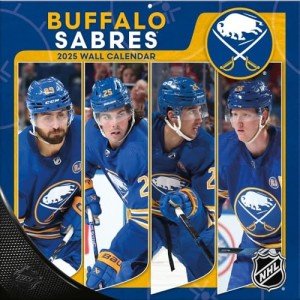 TURNER SPORTS Buffalo Sabres 2025 12x12 Team Wall Calendar (25998011933)