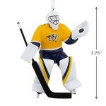 Hallmark NHL Nashville Predators Goalie Christmas Ornament (0001OSL1754)
