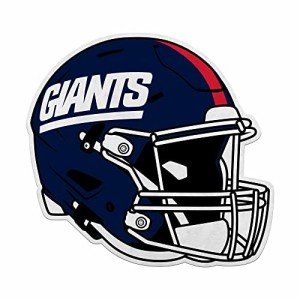 Rico Industries NFL New York Giants 3D Helmet Shape Cut Pennant Shape Cut Pennant - Home and Living Room Décor - Soft Felt EZ to Hang,White