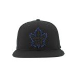 ZHATS Standard NHL Officially Licensed Adjustable Snapback Hat Flat Bill Z11 Black Element, One Size