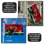 WinCraft Minnesota Wild Logo Insignia 3x5 Feet Banner Flag
