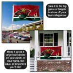 WinCraft Minnesota Wild Logo Insignia 3x5 Feet Banner Flag