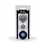 Team Golf NHL Winnipeg Jets 3 Golf Ball Pack Regulation Size Golf Balls, 3 Pack, Full Color Durable Team Imprint