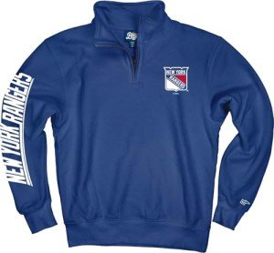 Blue 84 Standard NHL Officially Licensed Quarter Zip Sweatshirt Team Color