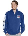 Blue 84 Standard NHL Officially Licensed Quarter Zip Sweatshirt Team Color