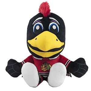 Bleacher Creatures Chicago Blackhawks Tommyhawk 8" Kuricha Mascot Sitting Plush - Soft Chibi Inspired Mascot
