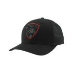 ZHATS Standard NHL Officially Licensed Adjustable Snapback Hat Dakota Element Black, One Size
