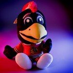 Bleacher Creatures Chicago Blackhawks Tommyhawk 8" Kuricha Mascot Sitting Plush - Soft Chibi Inspired Mascot