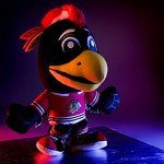 Bleacher Creatures Chicago Blackhawks Tommyhawk 8" Kuricha Mascot Sitting Plush - Soft Chibi Inspired Mascot