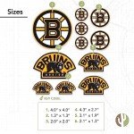 Desert Cactus Boston Bruins Sticker NHL Team National Hockey League Vinyl Decal Laptop Water Bottle Car Scrapbook Sheet (Type 1-1)
