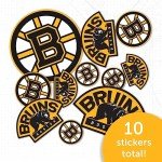 Desert Cactus Boston Bruins Sticker NHL Team National Hockey League Vinyl Decal Laptop Water Bottle Car Scrapbook Sheet (Type 1-1)