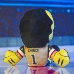Bleacher Creatures Vegas Golden Knights Chance 8" NHL Kuricha Mascot Sitting Plush - Soft Chibi Inspired Mascot