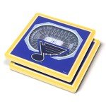 YouTheFan NHL St. Louis Blues 3D StadiumView Coasters - Enterprise Center