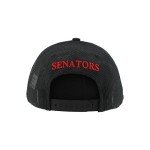 ZHATS Standard NHL Officially Licensed Adjustable Snapback Hat Dakota Element Black, One Size