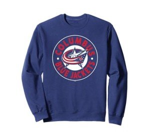 Columbus Blue Jackets Symbol Navy Officially Licensed Sweatshirt