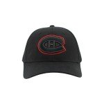 ZHATS Standard NHL Officially Licensed Adjustable Snapback Hat Dakota Element Black, One Size