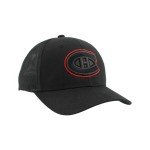 ZHATS Standard NHL Officially Licensed Adjustable Snapback Hat Dakota Element Black, One Size