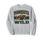 Minnesota Wild Stripe Gray Officially Licensed Sweatshirt