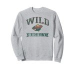 Minnesota Wild Vintage Hockey Gray Officially Licensed Sweatshirt