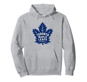 Toronto Maple Leafs Icon Gray Officially Licensed Pullover Hoodie