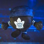 Bleacher Creatures Toronto Maple Leafs 8" NHL Kuricha Hockey Puck Sitting Plush - Soft Chibi Inspired Plush