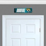 Rico Industries NFL Football Jacksonville Jaguars Metal Street Sign 4" x 15" Home Décor - Bedroom - Office - Man Cave