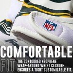 Franklin Sports Green Bay Packers Youth NFL Football Receiver Gloves - Receiver Gloves for Kids - NFL Team Logos and Silicone Palm - Youth S/XS Pair