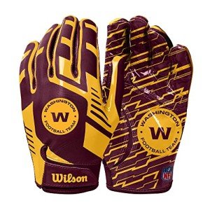 Wilson NFL Stretch Fit Football Gloves - Youth, Washington Commanders