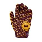 Wilson NFL Stretch Fit Football Gloves - Youth, Washington Commanders